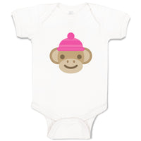 Baby Clothes Little Monkey Moon Animals Safari Baby Bodysuits Boy & Girl Cotton
