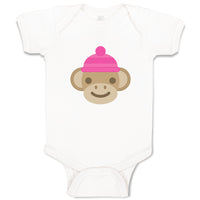 Baby Clothes Little Monkey Moon Animals Safari Baby Bodysuits Boy & Girl Cotton
