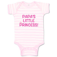 Baby Clothes Papa's Little Princess Girly Princess Baby Bodysuits Cotton