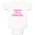 Baby Clothes Papa's Little Princess Girly Princess Baby Bodysuits Cotton