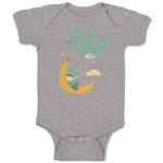 Baby Clothes Good Night Dinosaur Dino Dinos Baby Bodysuits Boy & Girl Cotton