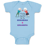 Baby Clothes Proudly Spoiled My Grandma & Grandpa Grandparents Baby Bodysuits