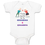Baby Clothes Proudly Spoiled My Grandma & Grandpa Grandparents Baby Bodysuits