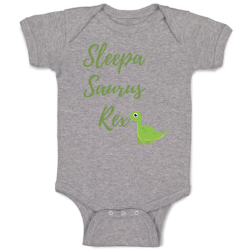 Baby Clothes Sleepa Saurus Rex Dino Dinosaurus Sleeping Baby Bodysuits Cotton