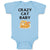 Baby Clothes Crazy Cat Baby Cat Sitting with Mouth Open Baby Bodysuits Cotton