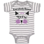 Everybody Dance Meow Face of Cat with Bow