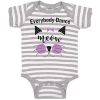 Everybody Dance Meow Face of Cat with Bow