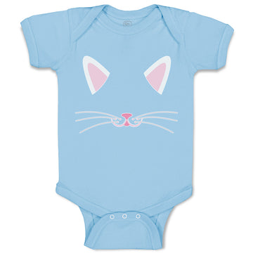 Baby Clothes Cat Face Whisker Baby Bodysuits Boy & Girl Newborn Clothes Cotton