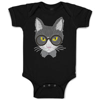 Baby Clothes Staring Cat with Sunglass Baby Bodysuits Boy & Girl Cotton
