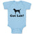 Baby Clothes Got Lab Pet Animal Name Dog Standing Baby Bodysuits Cotton
