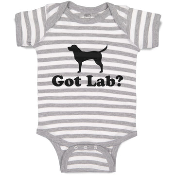 Baby Clothes Got Lab Pet Animal Name Dog Standing Baby Bodysuits Cotton