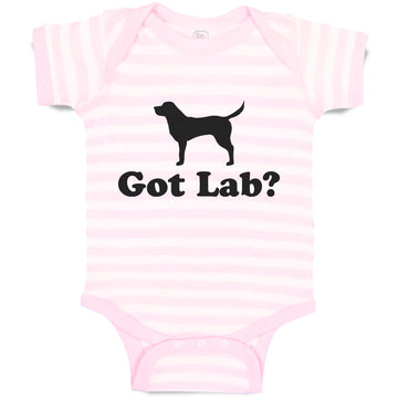 Baby Clothes Got Lab Pet Animal Name Dog Standing Baby Bodysuits Cotton