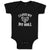 Baby Clothes I Love My Pit Bull with Paws Baby Bodysuits Boy & Girl Cotton