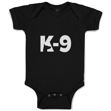 Baby Clothes K-9 Pet Animal Police Dog Name Baby Bodysuits Boy & Girl Cotton