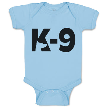 Baby Clothes K-9 Pet Animal Police Dog Name Baby Bodysuits Boy & Girl Cotton