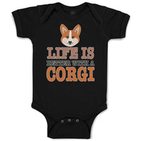 Life Is Better with A Corgi Dog with Face