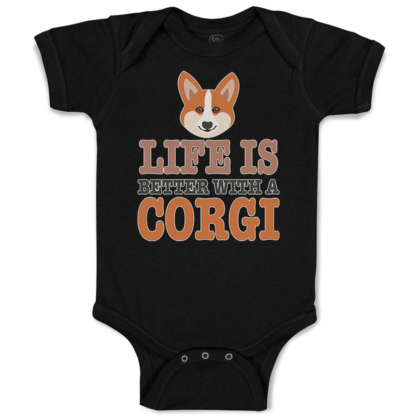 Life Is Better with A Corgi Dog with Face