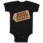 Baby Clothes Mutt Cutt Providence R.I Baby Bodysuits Boy & Girl Cotton