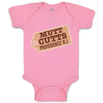 Baby Clothes Mutt Cutt Providence R.I Baby Bodysuits Boy & Girl Cotton
