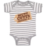 Baby Clothes Mutt Cutt Providence R.I Baby Bodysuits Boy & Girl Cotton
