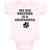 Baby Clothes My Big Brother Is A Chihuahua with Paw Baby Bodysuits Cotton