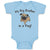 Baby Clothes My Big Brother Is A Pug! Pet Animal Dog with Tongue out Cotton