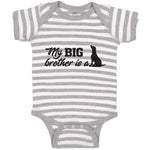 Baby Clothes My Big Brother Is A Dog Pet Animal Sitting Baby Bodysuits Cotton