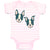 Baby Clothes Cute Dog Buddies Heads and Faces Baby Bodysuits Boy & Girl Cotton