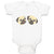 Baby Clothes Cute Pug Buddies Heads and Faces Baby Bodysuits Boy & Girl Cotton