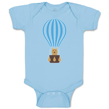 Baby Clothes Teddy Bear on Parachute Baby Bodysuits Boy & Girl Cotton