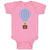 Baby Clothes Teddy Bear on Parachute Baby Bodysuits Boy & Girl Cotton
