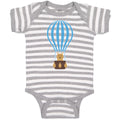 Baby Clothes Teddy Bear on Parachute Baby Bodysuits Boy & Girl Cotton