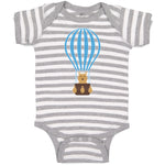 Baby Clothes Teddy Bear on Parachute Baby Bodysuits Boy & Girl Cotton