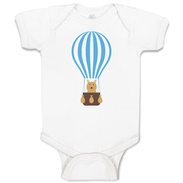 Baby Clothes Teddy Bear on Parachute Baby Bodysuits Boy & Girl Cotton