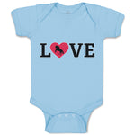 Baby Clothes Love Heart Symbol Inside Horse Baby Bodysuits Boy & Girl Cotton
