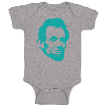 Baby Clothes Abraham Lincoln President Style A Baby Bodysuits Boy & Girl Cotton