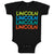 Baby Clothes Abraham Lincoln President Style C Baby Bodysuits Boy & Girl Cotton