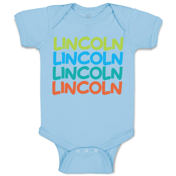 Baby Clothes Abraham Lincoln President Style C Baby Bodysuits Boy & Girl Cotton