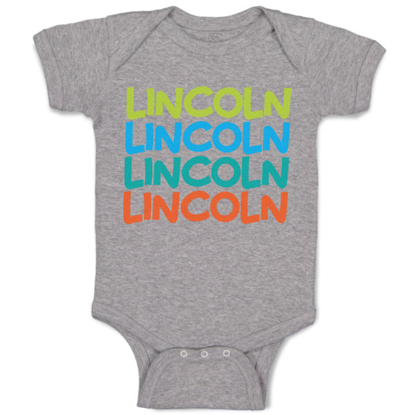 Baby Clothes Abraham Lincoln President Style C Baby Bodysuits Boy & Girl Cotton