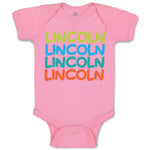 Baby Clothes Abraham Lincoln President Style C Baby Bodysuits Boy & Girl Cotton