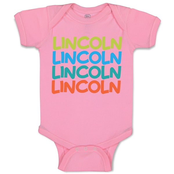 Baby Clothes Abraham Lincoln President Style C Baby Bodysuits Boy & Girl Cotton