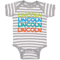 Baby Clothes Abraham Lincoln President Style C Baby Bodysuits Boy & Girl Cotton