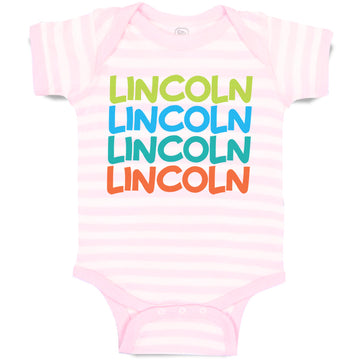 Baby Clothes Abraham Lincoln President Style C Baby Bodysuits Boy & Girl Cotton