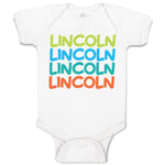 Baby Clothes Abraham Lincoln President Style C Baby Bodysuits Boy & Girl Cotton