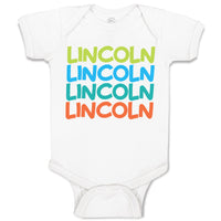 Baby Clothes Abraham Lincoln President Style C Baby Bodysuits Boy & Girl Cotton