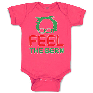 Baby Clothes Feel The Bern Bernie Sanders Baby Bodysuits Boy & Girl Cotton