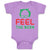 Baby Clothes Feel The Bern Bernie Sanders Baby Bodysuits Boy & Girl Cotton