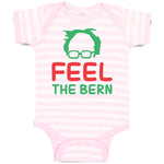 Baby Clothes Feel The Bern Bernie Sanders Baby Bodysuits Boy & Girl Cotton