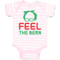 Baby Clothes Feel The Bern Bernie Sanders Baby Bodysuits Boy & Girl Cotton