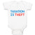 Baby Clothes Taxation Is Theft Baby Bodysuits Boy & Girl Newborn Clothes Cotton